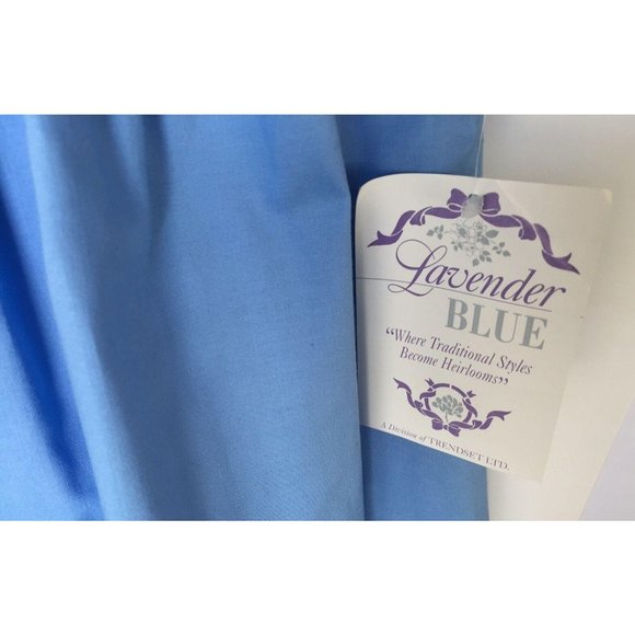 Girls Dress Size 2T Lavender Blue Boutique Cotton Blend Church Party Bow Gift - Picture 5 of 6